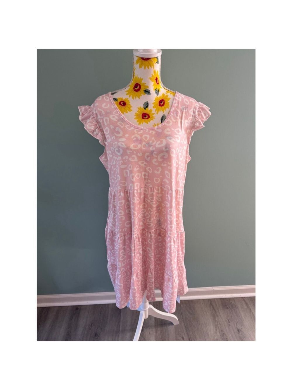 Women's Hibluco Dress XL Pink Leopard